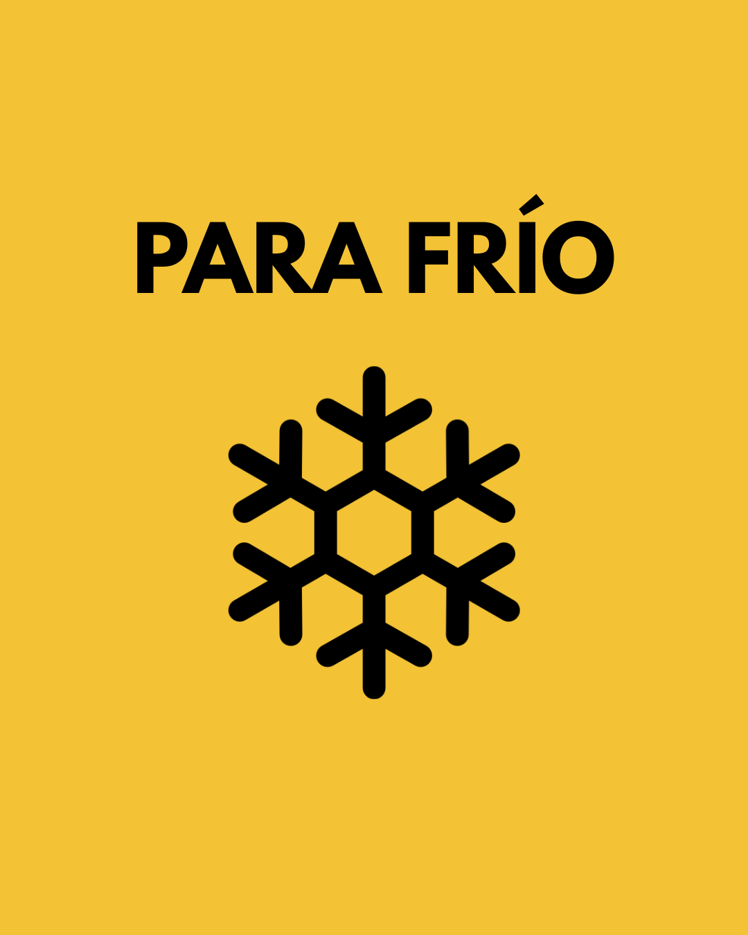 PARA FRÍO